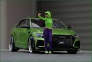 1:18 Audi RS Q8-R Quattro ABT Bauj.2021 - Lava Green metallic - no opening Car -